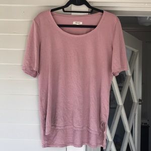 Madewell Dusty Rose Tee Short Sleeved